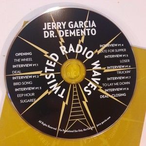 Jerry Garcia / Dr. Demento Twisted Radio Waves--Promo CD--Grateful Dead